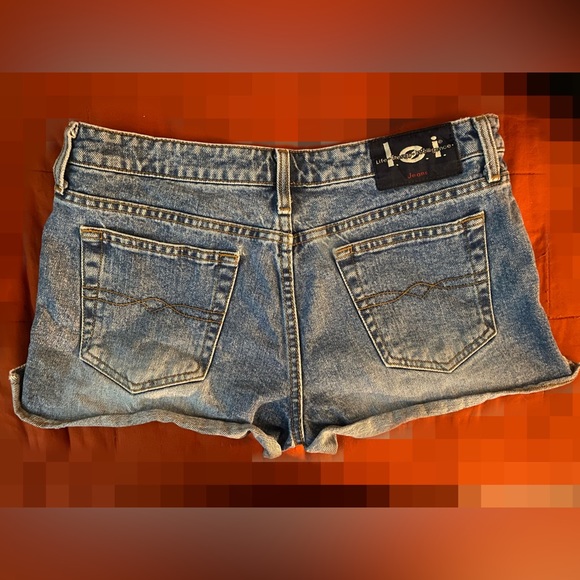 TRUE Y2K Vintage LEI Denim Short Shorts Women’s Size 11 - Picture 4 of 4